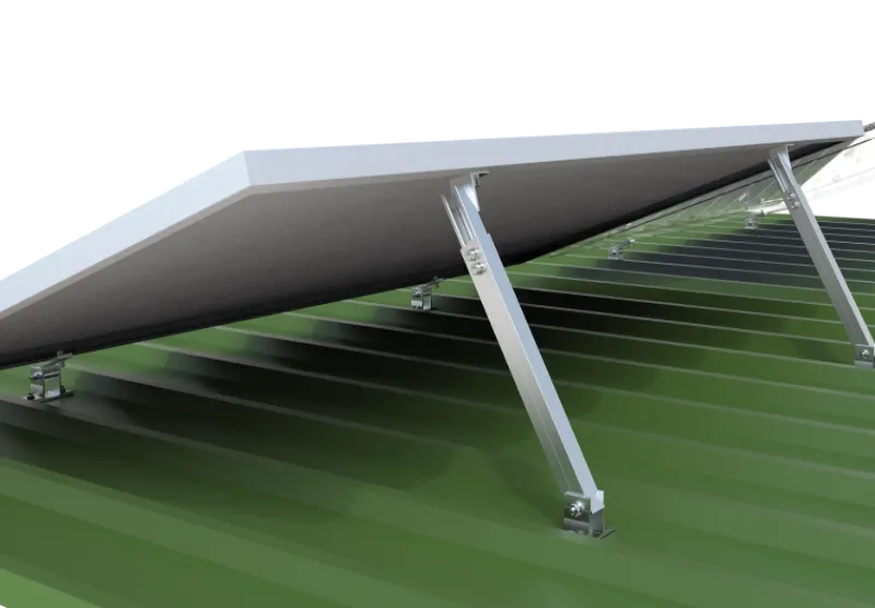 Rear Leg Solar Mount ທີ່ສາມາດປັບໄດ້ສໍາລັບມຸງ