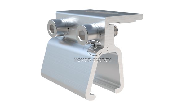 Solar roof kliplok mount