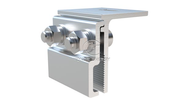 Solar roof kliplok mount