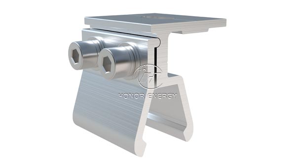 Solar roof kliplok mount