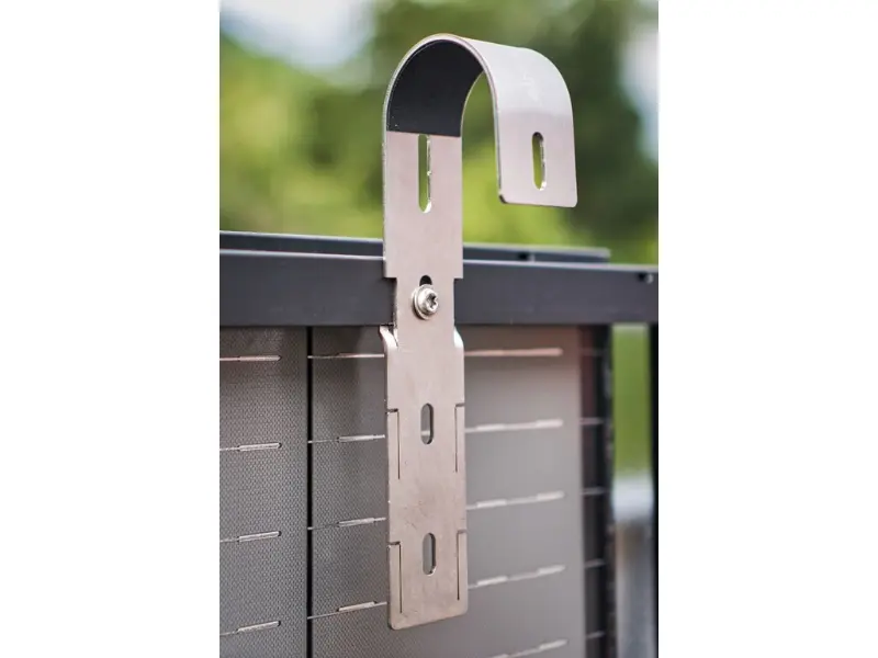 adjustable solar balcony hook