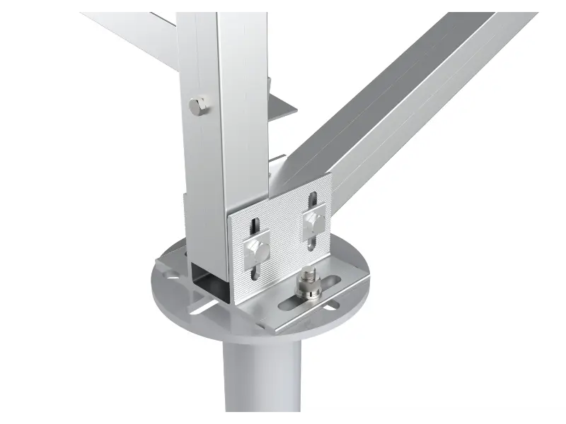 Solar aluminum mount base