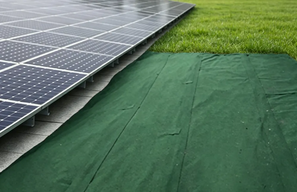 solar mounting weed mats