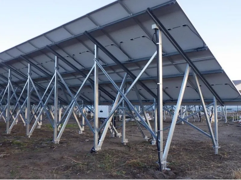 Ground screw solar ground mount